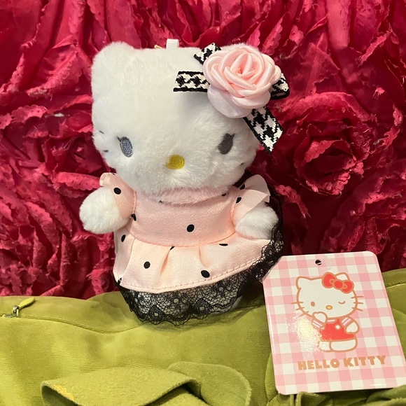 Hello Kitty Accessories - Hello Kitty Plush in Pink Polka Dot Dress